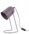 Leitmotiv Lampa stołowa Table lamp Enchant iron matt Matt Dark Purple (LM1824PU)