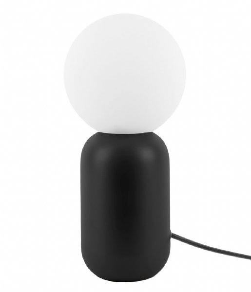 Leitmotiv Lampa stołowa Table Lamp Gala W. Glass Ball Black (LM1892BK)