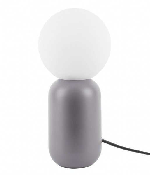 Leitmotiv Lampa stołowa Table Lamp Gala W. Glass Ball Grey (LM1892GY)