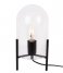 Leitmotiv Lampa stołowa Table lamp Glass Bell clear Black frame (LM1979CL)