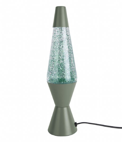 Leitmotiv Lampa stołowa Table lamp Glitter Jungle Green (LM1921GR)