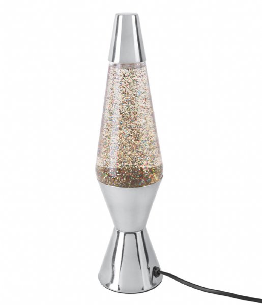 Leitmotiv Lampa stołowa Table lamp Glitter Silver colored (LM1921SI)