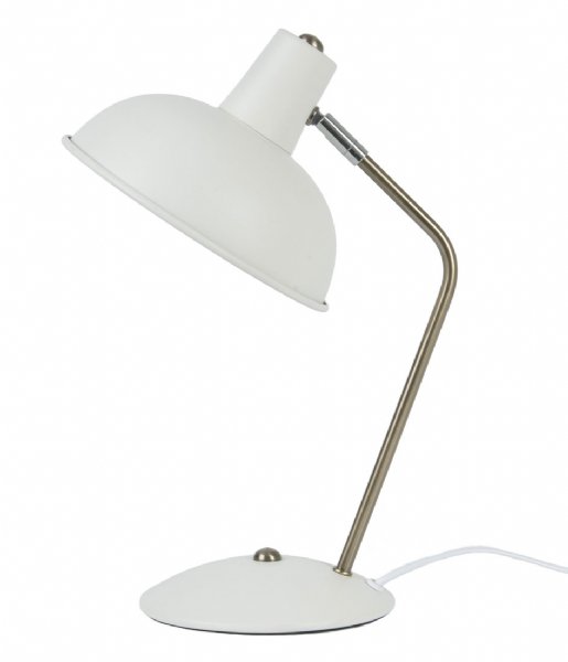 Leitmotiv Lampa stołowa Table lamp Hood iron matt White (LM1310)
