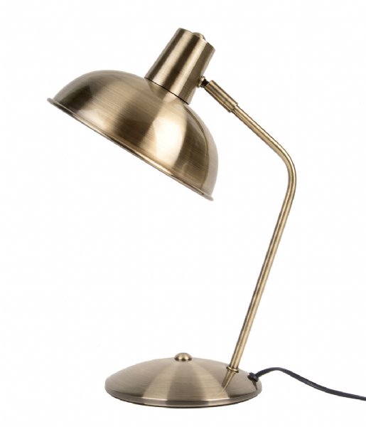 Leitmotiv Lampa stołowa Table lamp Hood iron Gold (LM1564)