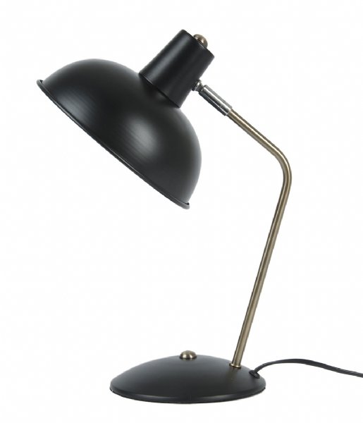 Leitmotiv Lampa stołowa Table lamp Hood iron Black (LM1309)