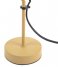 Leitmotiv Lampa stołowa Table lamp Mini Cone iron Mustard yellow (LM1971YE)