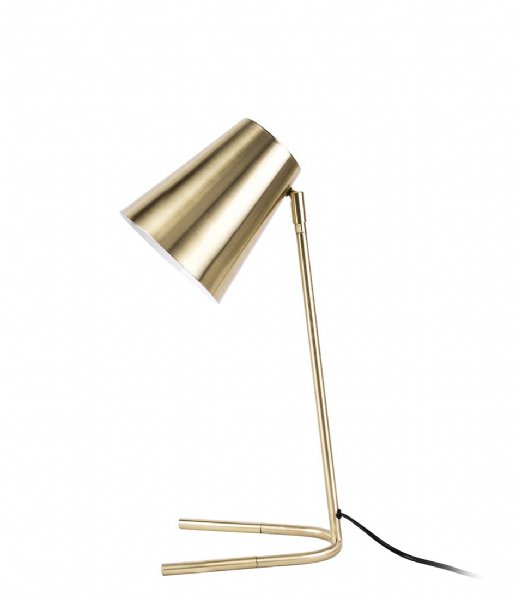 Leitmotiv Lampa stołowa Table lamp Noble metal brushed gold (LM1756)
