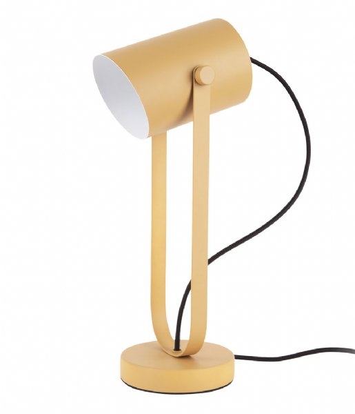 Leitmotiv Lampa stołowa Table Lamp Snazzy Metal Matt Mustard Yellow (LM1940YE)
