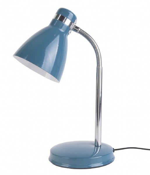 Leitmotiv Lampa stołowa Table Lamp Study Metal Blue (LM1855BL)