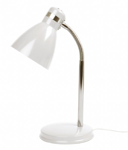 Leitmotiv Lampa stołowa Table Lamp Study Metal White (LM1296)