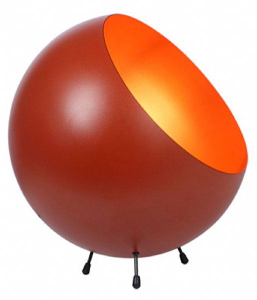 Leitmotiv Lampa stołowa Table Lamp Xl Bell Metal Matt Terracotta Orange (LM1937OR)
