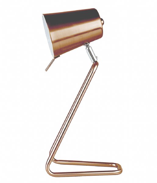 Leitmotiv Lampa stołowa Table Lamp Z Metal Satin Finish Copper (LM1128)
