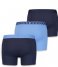 Levi's  Giftbox Denim Geo Elastics Boxer Brief 3 Navy Grey Strong Blue (001)