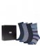 Levi's  Giftbox Reg Cut Stripes 4P Blue Combo (001)