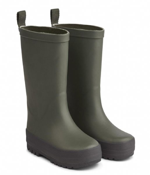 & Sneeuwlaarzen Schoenen damesschoenen Laarzen Regen Women's Black Rubber Rain Boot 