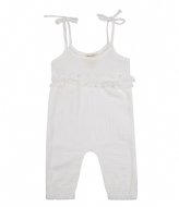 Little Indians Jumpsuit Muslin Spaghetti Strap White (WH)