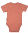 Little Indians  Onesie Shortsleeve Dots Canyon Clay (ONSH07-CC)