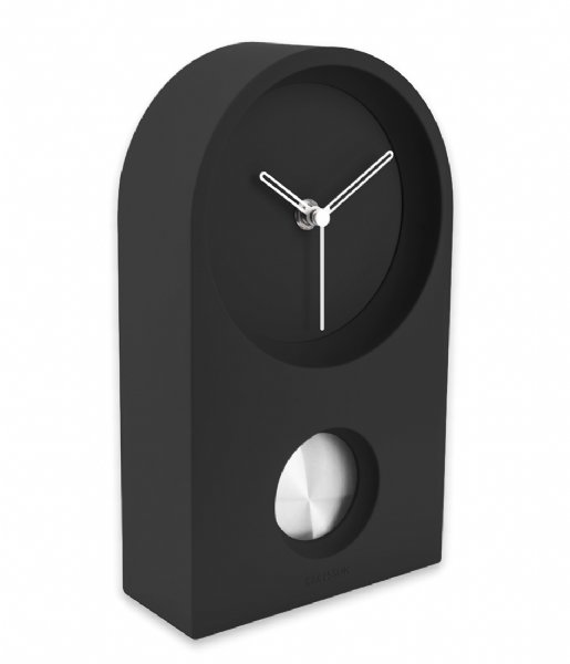 Karlsson  Wall / Table Clock Taut Rubberized Black (KA5801BK)