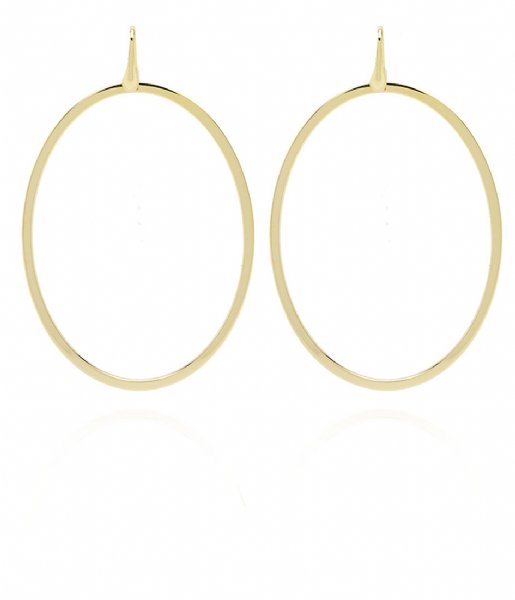 LOTT Gioielli  Classic Earring oval Gold plated