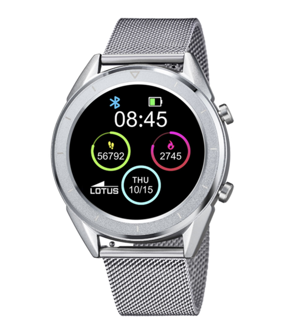 Lotus Smartwatch Smartime, 50006/1(3 delig, Met wisselband van echt leer en oplaadkabel ) online kopen