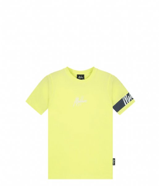 Malelions  Junior Captain T-Shirt Lime/Dark Slate (453)