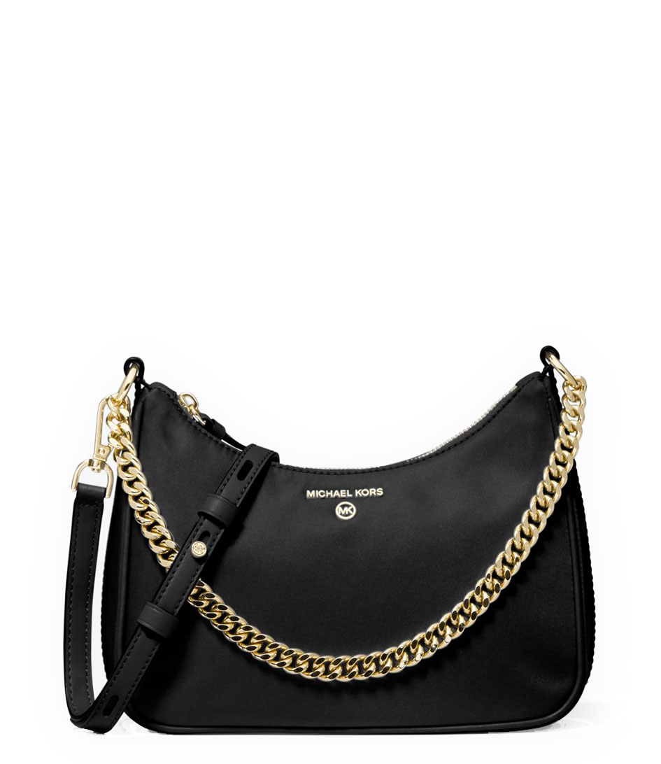 MICHAEL Michael Kors Jet Set Charm Nylon Pouchette Crossbody Bag in Black