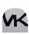 Michael KorsMK Logo Beanie Pearl Hthr (036)