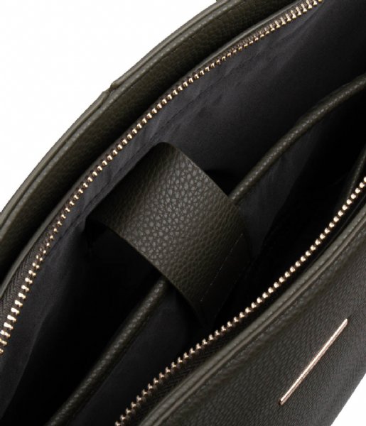 Mister Miara Laptop schoudertas Parker Tote 15.6 Inch Olive Night Mister Miara Laptop schoudertas Parker Tote 15.6 Inch Olive Night