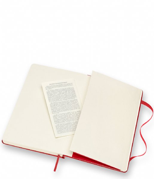 Moleskine  Notebook Large Gelinieerd/Lined Hardcover Scarlet Red (F2)