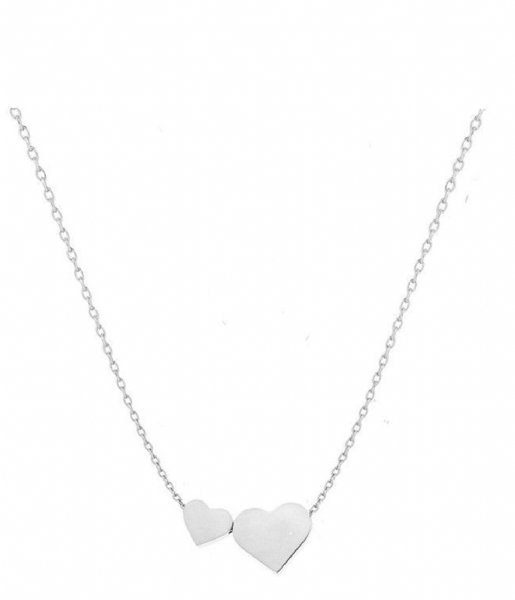 My Jewellery  Double Heart Necklace silver (1500)