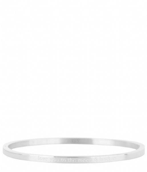 My Jewellery  Love You to the Moon & Back Bangle zilver (1500)