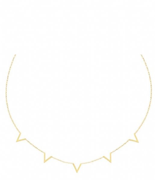 My Jewellery  V Pendant Necklace gold (1200)