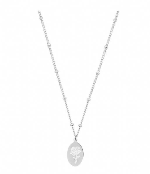 My Jewellery  Pendant Necklace Rose silver colored (1500)