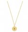My Jewellery  Pendant Necklace Coin Eye gold colored (1200)