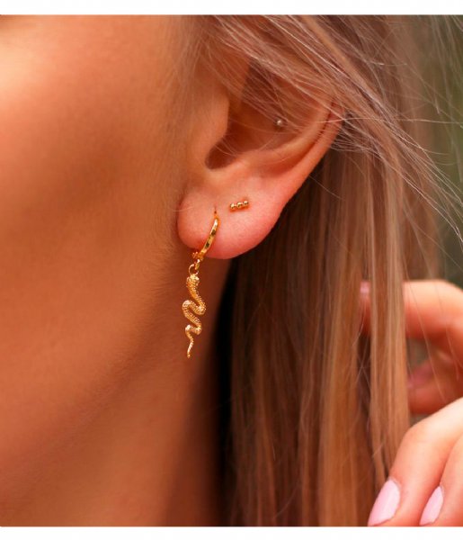 My Jewellery  Snake Earrings gold (1200)