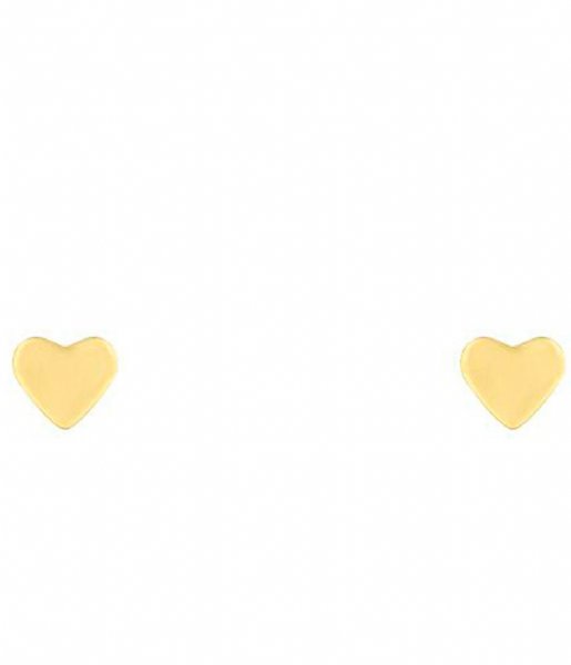 My Jewellery  Small Stud Heart gold colored (1200)