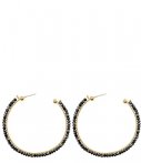 My Jewellery Oorbellen Beaded Hoops Zwart my jewellery kopen in de aanbieding