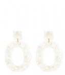 My Jewellery Oorbellen Statement Ovaal Wit my jewellery kopen in de aanbieding