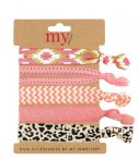 My Jewellery Haaraccessoires Roze Mix Haarelastiekjes my jewellery kopen in de aanbieding