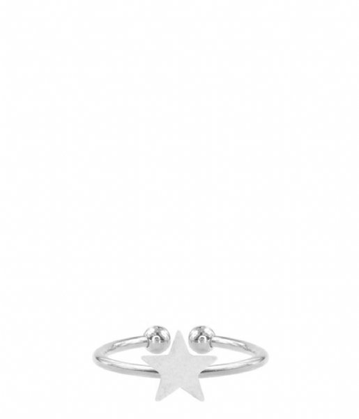 My Jewellery  Onesize Ring Star silver colored (1500)