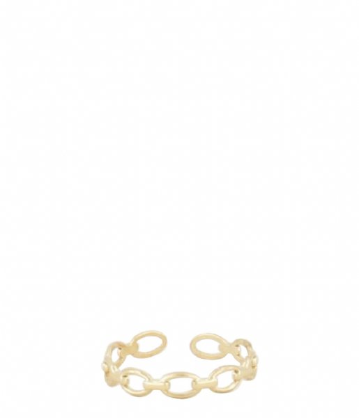 My Jewellery  Schakel ring goudkleurig (1200)
