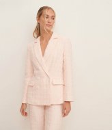 NA-KD Tweed Blazer Pink (0015)