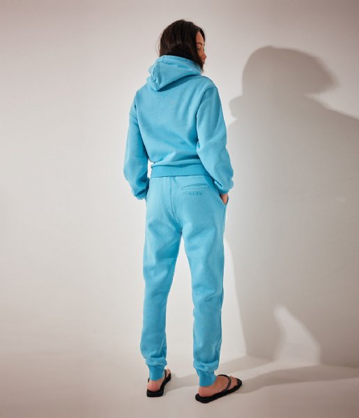 NA-KD  Organic Logo Basic Sweatpants Horizon Blue