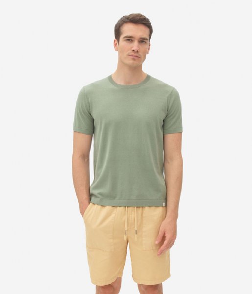 Nowadays T-shirt Knit Silk T-Shirt Malibu Green