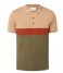 NowadaysKnitted Structure Polo Burnt Olive