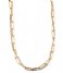 Orelia Ketting Link and Pave Necklace Gold colored
