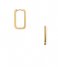 Orelia  Long Link Earrings Gold plated
