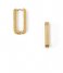 Orelia Oorbellen Linear Long Link Earrings Gold plated
