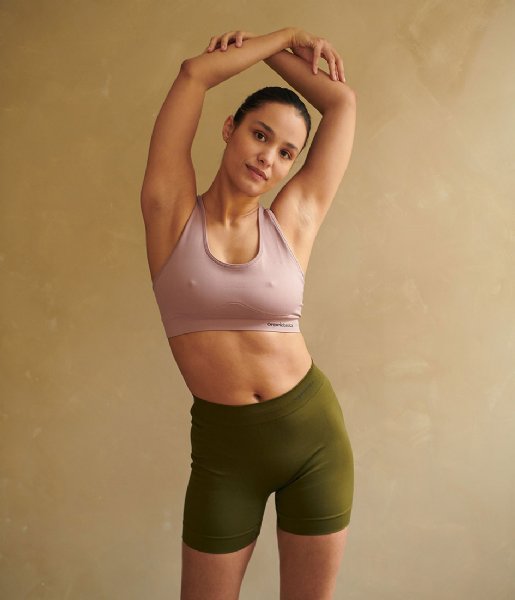 Organic Basics  Active Yoga Shorts Olive