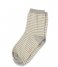Organic BasicsOrganic Cotton Color Striped Socks Grey